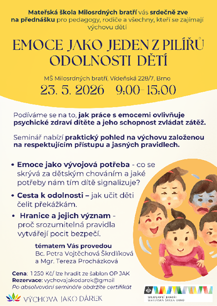 Emoce jako jeden z pilířů odolnosti dětí – kopie